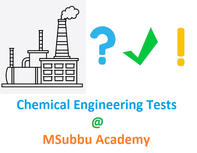 GATE Coaching Chemical Engineering Online Classes by MSubbu