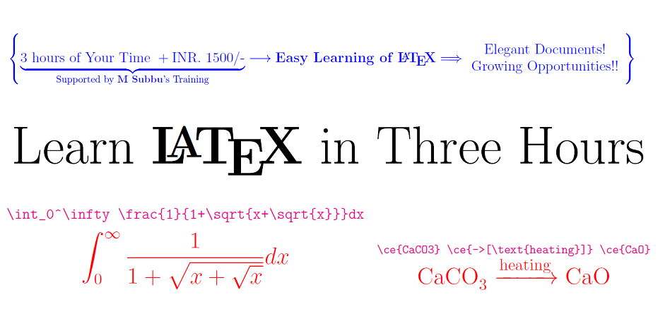 LaTeX Live Classes